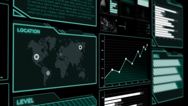 A dashboard interface displaying real-time fraud monitoring data, with charts and graphs showing suspicious transaction patterns, fraud detection rates, and key risk indicators. The dashboard also features alerts and notifications highlighting potential fraud incidents that require immediate investigation.