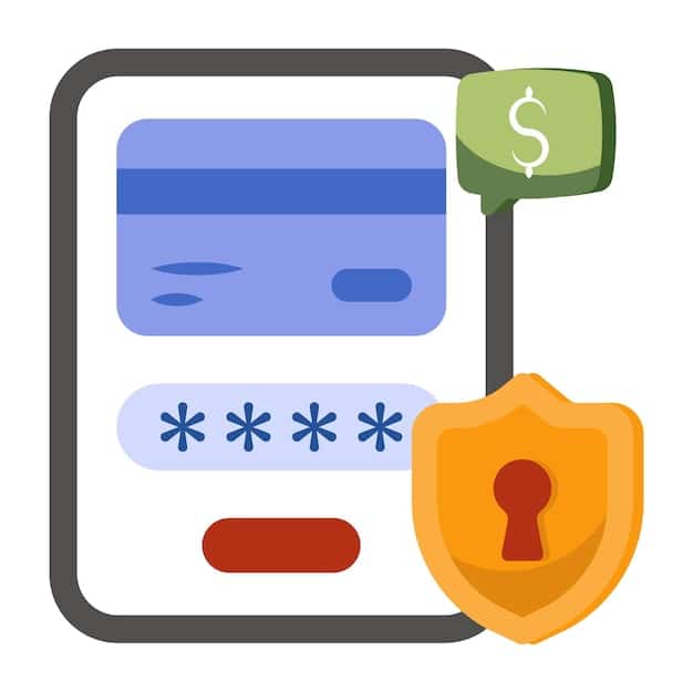 A mobile checkout screen displaying prominent trust badges, SSL encryption indicators, and a clear privacy policy statement.
