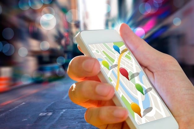 A heat map showing user interaction on a mobile e-commerce app screen, highlighting areas of high engagement and potential areas for improvement.
