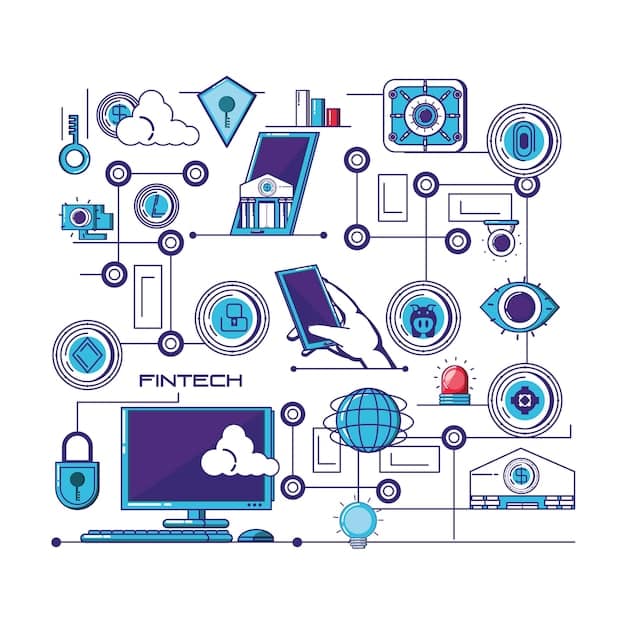 A graphic depicting various cybersecurity tools and icons, such as firewalls, encryption keys, and data analytics dashboards, all interconnected to represent a comprehensive data privacy technology ecosystem.