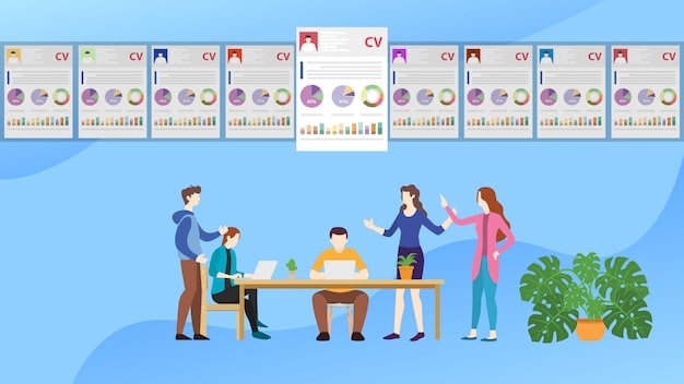 A detailed customer persona chart displaying key characteristics such as demographics, interests, pain points, and buying behaviors, used by a small business team during their market research process.