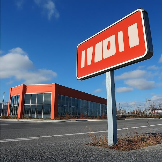 A photo of a closed retail store with 