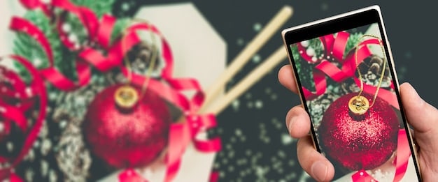 A close-up of a smartphone screen displaying targeted e-commerce ads with high engagement metrics (likes, shares, comments). The focus is on the effectiveness of the ad and the user interaction.