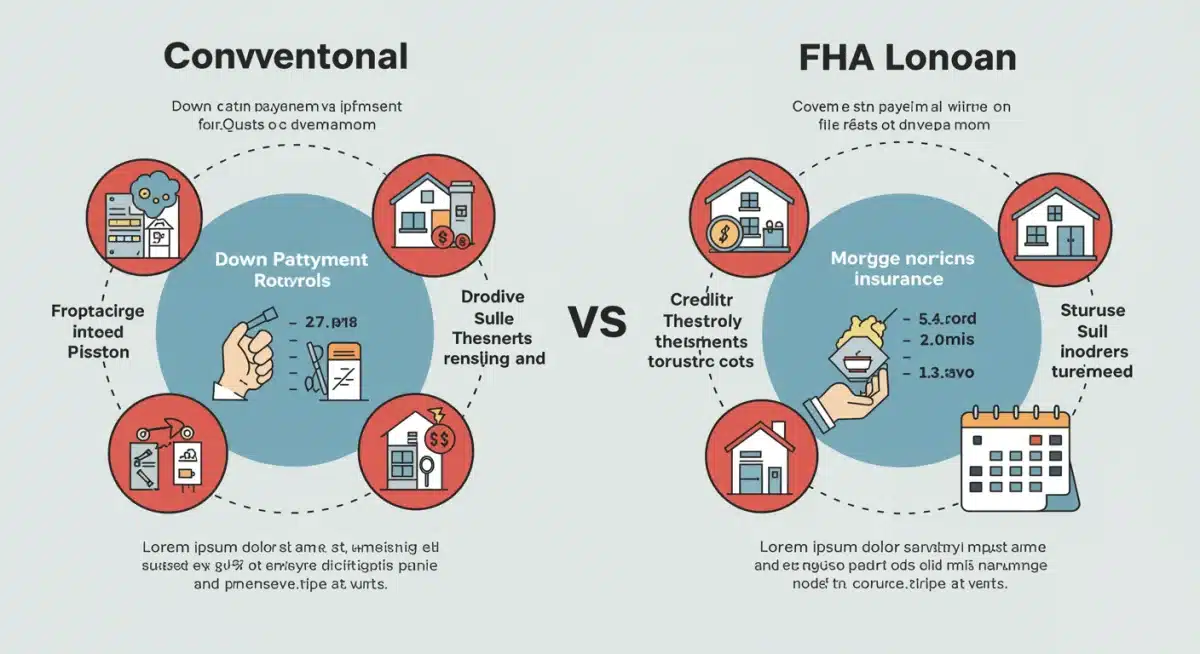 Key differences between Conventional and FHA loans for 2025 applicants