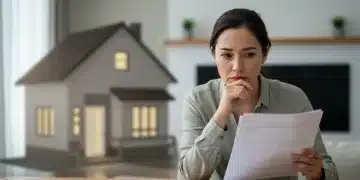 Homeowner reviewing foreclosure protection documents in 2025