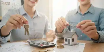 Homeowner with new house keys, symbolizing successful home purchase without PMI burden in 2025.