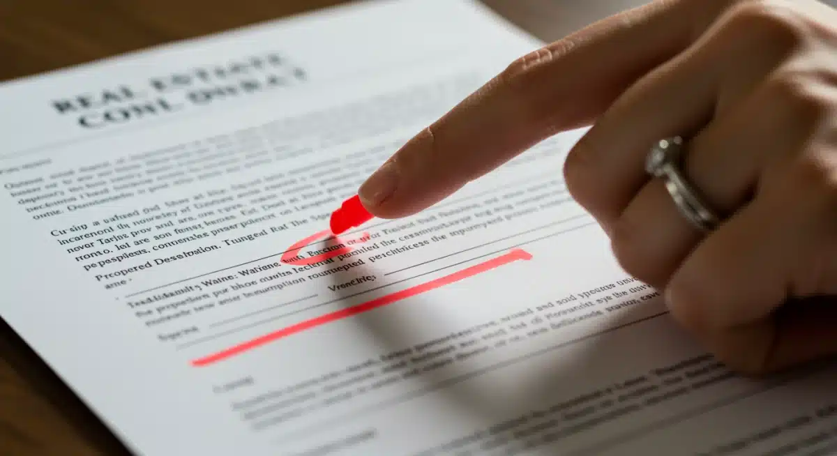 Identifying red flags in a real estate contract