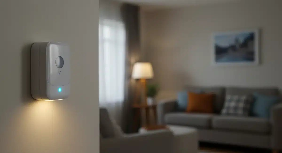 Smart fall detection sensor installed in a home