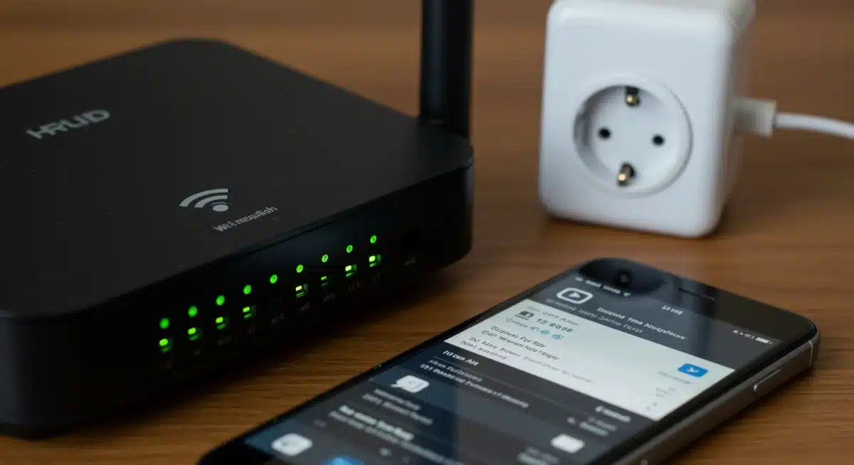 Wi-Fi router and smart devices illustrating network connectivity troubleshooting.